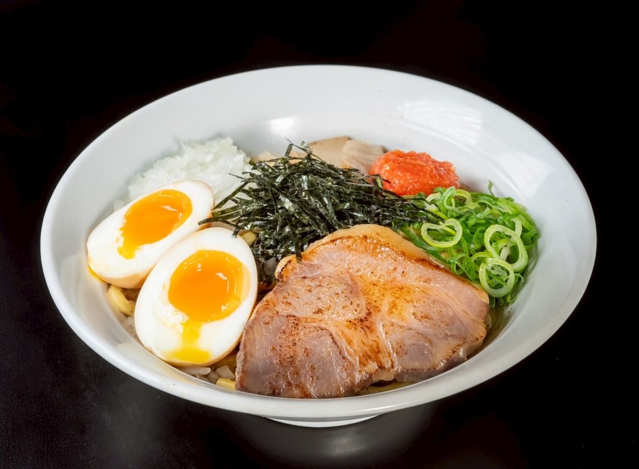 煮干し醤油まぜそば トッピングB